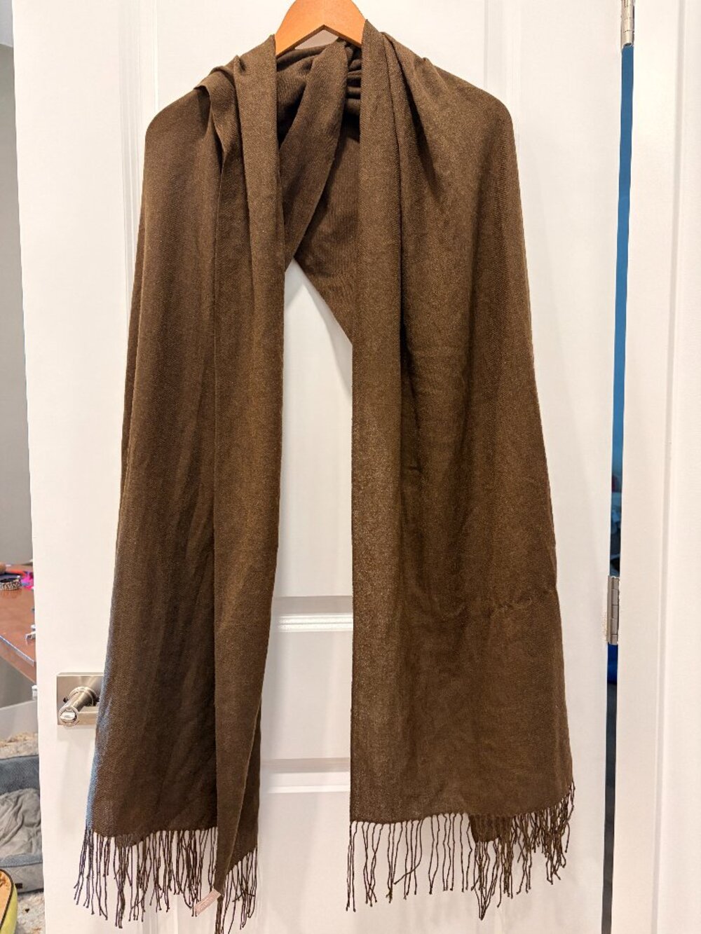 Nordstrom Brown Cashmere Scarf